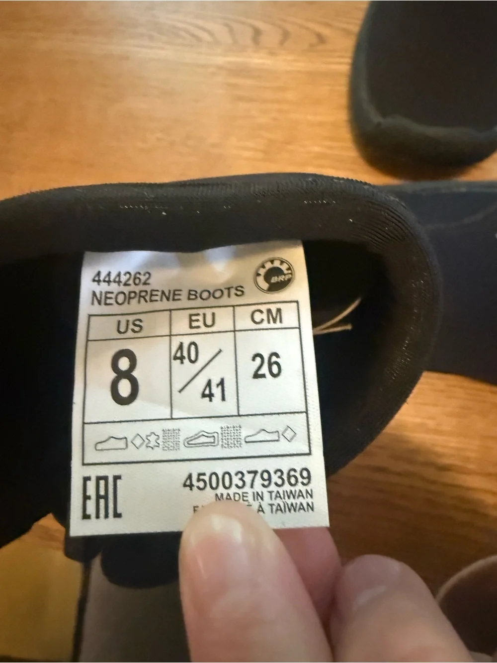 NWT Sea-Doo Neoprene Black Boots Watersports Size Men's 8